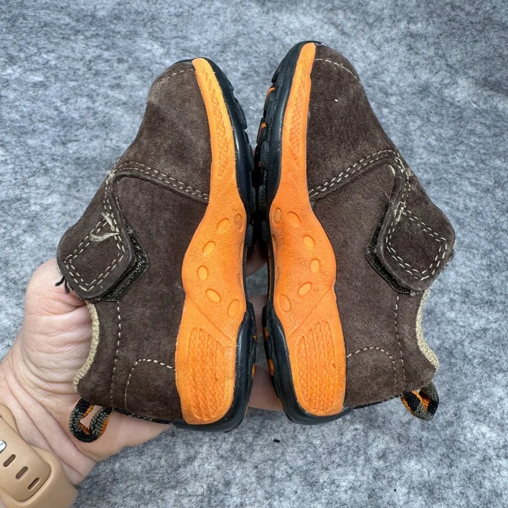 Merrell Jungle Moc Sport Casual Shoes Toddler Size 5C Brown Suede Hook & Loop